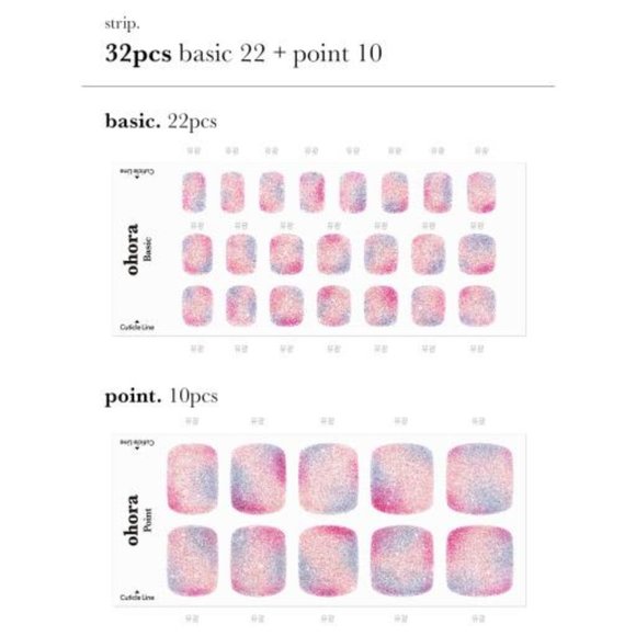 Ohora Gel Nail Stickers - P Neverland - Picture 4 of 4